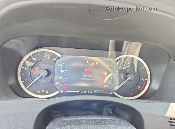 SAJAJ4FX0LCP56087 2020 JAGUAR XF Gray Instrument cluster view