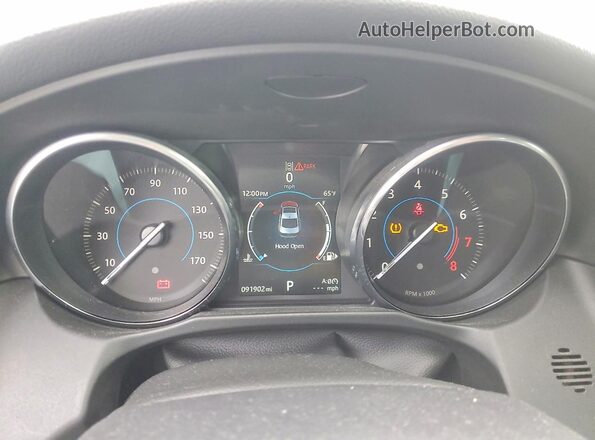 SAJBF4BV3GCY03015 2016 JAGUAR XF Black Սարքավորումների վահանակի տեսք
