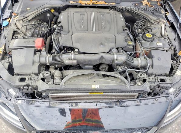 SAJBF4BV3GCY03015 2016 JAGUAR XF Black Սալոնի հետևի տեսք