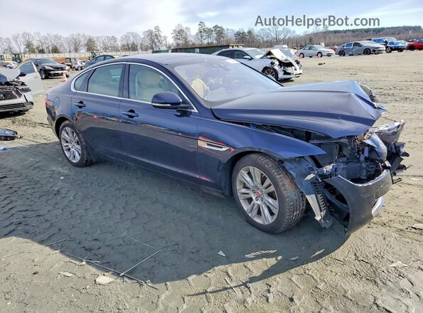 SAJBJ4BV7GCY17546 2016 JAGUAR XF Blue Przód prawy