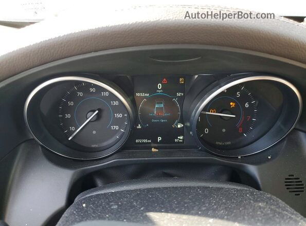SAJBJ4BV7GCY17546 2016 JAGUAR XF Blue Widok zestawu wskaźników