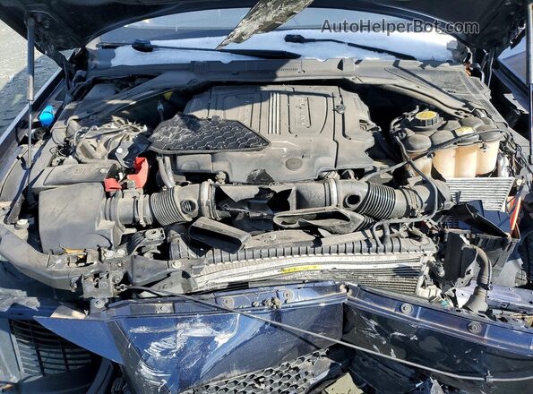 SAJBJ4BV7GCY17546 2016 JAGUAR XF Blue Widok wnętrza z tyłu
