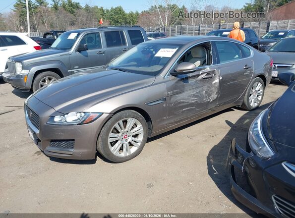 SAJBJ4BVXGCY18433 2016 JAGUAR XF Золотой Передняя левая четверть