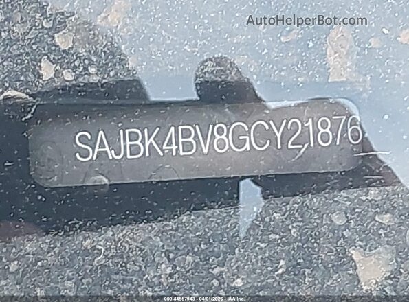 SAJBK4BV8GCY21876 2016 JAGUAR XF Black Սարքավորումների վահանակի տեսք