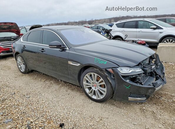 SAJBK4FX3LCY84972 2020 JAGUAR XF Черный Передняя правая четверть