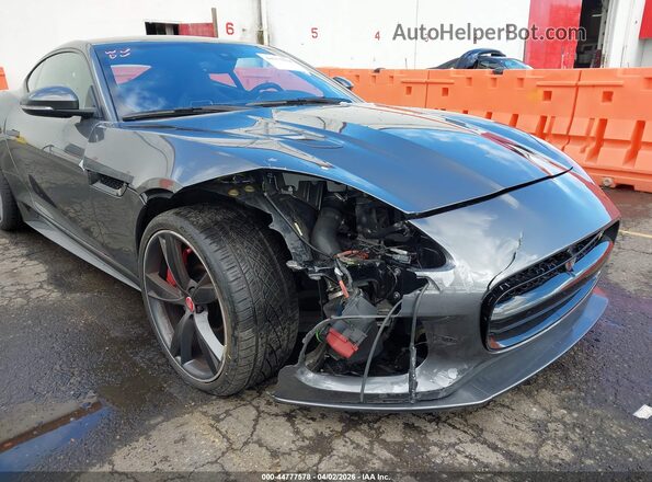 SAJD51EEXJCK51476 2018 JAGUAR F-TYPE Gray Դիմացի տեսք