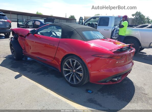 SAJD55FE4MCK69661 2021 JAGUAR F-TYPE Red Задня ліва чверть