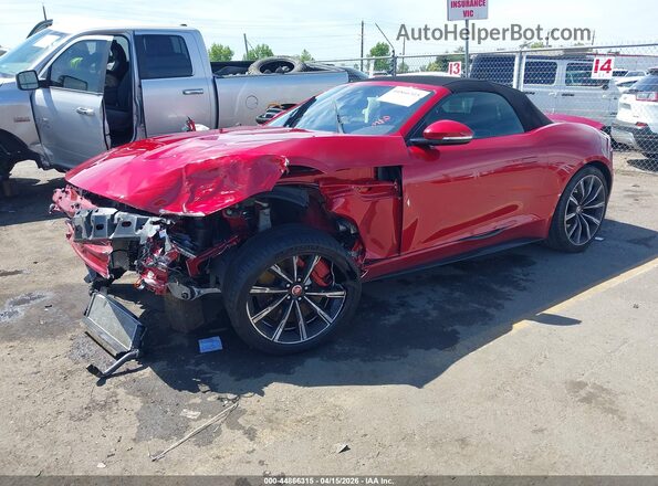 SAJD55FE4MCK69661 2021 JAGUAR F-TYPE Red Передня ліва чверть