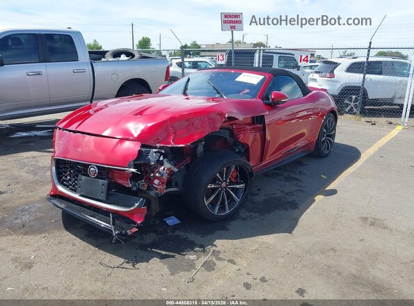 SAJD55FE4MCK69661 2021 JAGUAR F-TYPE Red Вид спереду