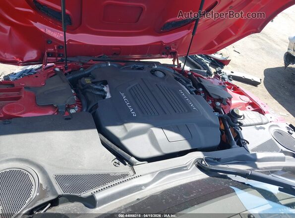 SAJD55FE4MCK69661 2021 JAGUAR F-TYPE Red Вид ззаду