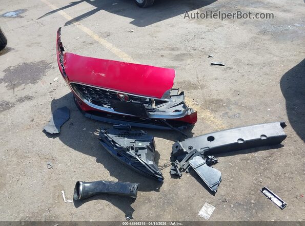 SAJD55FE4MCK69661 2021 JAGUAR F-TYPE Red Вид щитка приладів