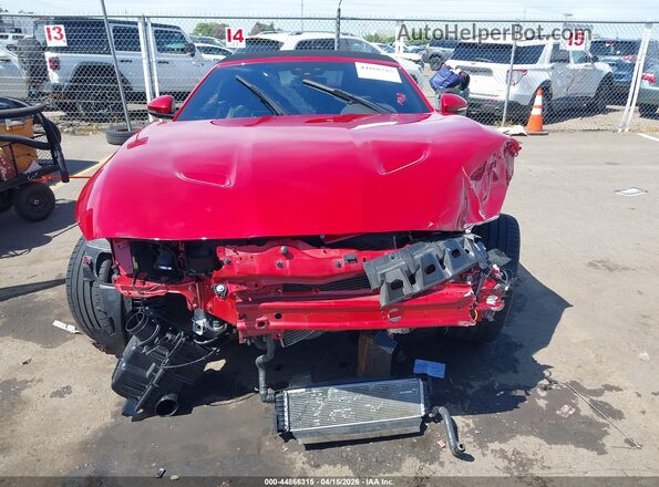 SAJD55FE4MCK69661 2021 JAGUAR F-TYPE Red Вид задньої частини салону