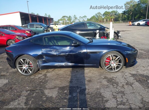 SAJDD1EE7PCK80834 2023 JAGUAR F-TYPE Dark Blue Widok wnętrza z tyłu