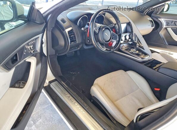 SAJDD1EV2JCK49210 2018 JAGUAR F-TYPE White Առջևի վահանակի տեսք