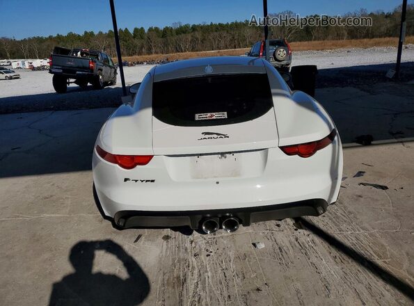 SAJDD1EV2JCK49210 2018 JAGUAR F-TYPE White Հետևի տեսք