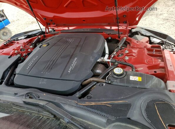 SAJDD1GX4LCK63644 2020 JAGUAR F-TYPE Red Widok wnętrza z tyłu