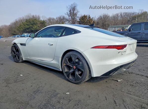 SAJDF1GX9MCK69306 2021 JAGUAR F-TYPE White Trasero izquierdo