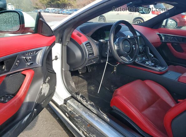 SAJDF1GX9MCK69306 2021 JAGUAR F-TYPE White Vista del salpicadero