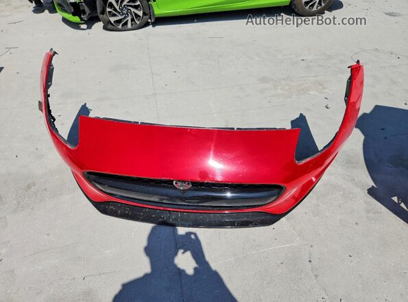 SAJDK1FV3JCK48488 2018 JAGUAR F-TYPE Red ძრავის განყოფილების ხედი