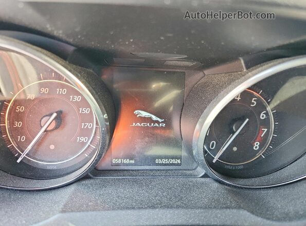 SAJDK1FV3JCK48488 2018 JAGUAR F-TYPE Red ხელსაწყოთა პანელის ხედი