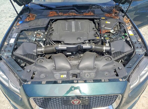 SAJWJ1CD3H8W07357 2017 JAGUAR XJ Green Rear interior view