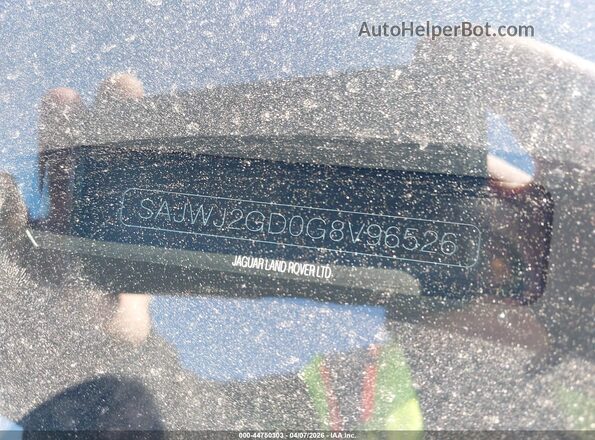 SAJWJ2GD0G8V96526 2016 JAGUAR XJ Green 