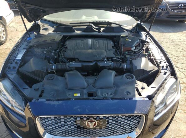SAJWJ2GD6G8V92884 2016 JAGUAR XJL Blue Вид задньої частини салону