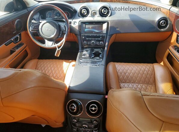 SAJWJ2GD7G8V99729 2016 JAGUAR XJL Черный Вид панели приборов