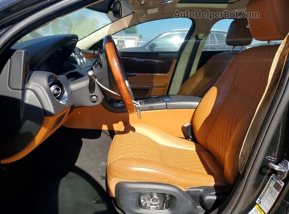 SAJWJ2GD7G8V99729 2016 JAGUAR XJL Черный Вид салона спереди