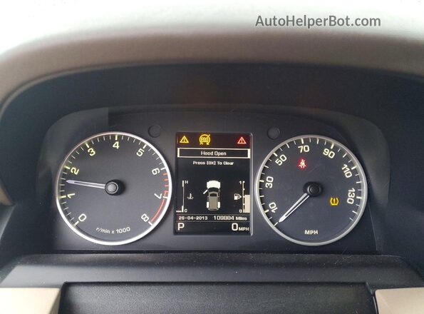 SALAG2V69GA844950 2016 LAND ROVER LR4 Blue Вид щитка приладів