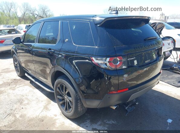 SALCP2BG3HH664443 2017 LAND ROVER DISCOVERY SPORT Black Tył lewy