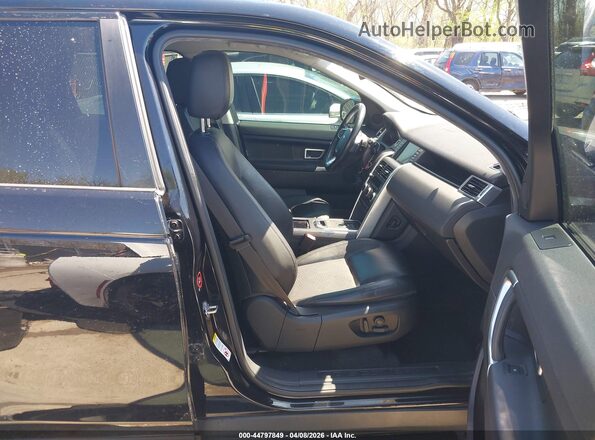SALCP2BG3HH664443 2017 LAND ROVER DISCOVERY SPORT Black Widok wnętrza z przodu