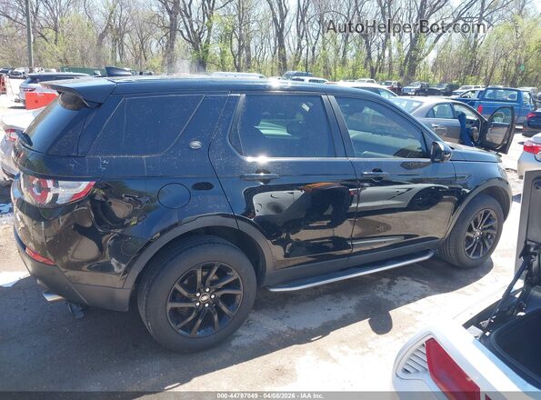 SALCP2BG3HH664443 2017 LAND ROVER DISCOVERY SPORT Black Widok wnętrza z tyłu