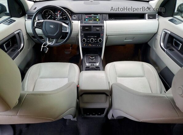 SALCP2BG6HH720052 2017 LAND ROVER DISCOVERY Blue Вид панелі приладів