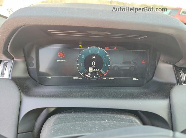 SALCP2FX7PH322552 2023 LAND ROVER DISCOVERY White ხელსაწყოთა პანელის ხედი