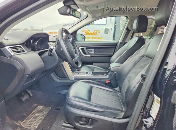 SALCP2FX8KH816637 2019 LAND ROVER DISCOVERY Черный Вид салона спереди