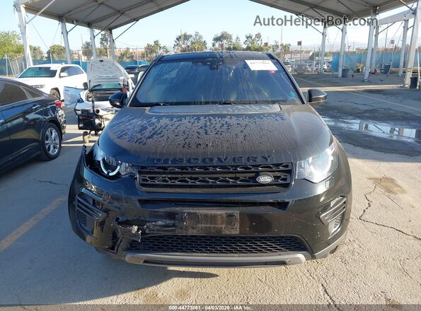 SALCP2FX9KH809163 2019 LAND ROVER DISCOVERY SPORT Black უკანა სალონის ხედი