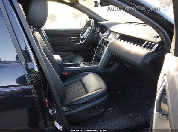 SALCP2FX9KH809163 2019 LAND ROVER DISCOVERY SPORT Black წინა სალონის ხედი