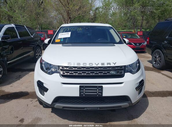 SALCP2RX5JH740871 2018 LAND ROVER DISCOVERY SPORT White Vista interior trasera
