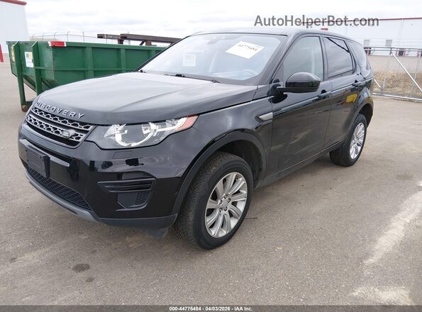 SALCP2RXXJH775700 2018 LAND ROVER DISCOVERY SPORT Black Przód lewy