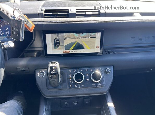 SALE2ERU6M2041349 2021 LAND ROVER DEFENDER Black Вид задніх сидінь