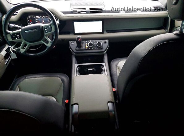 SALE2ERU6N2089595 2022 LAND ROVER DEFENDER Green Dashboard view