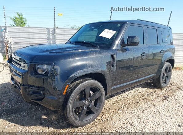 SALE37RUXN2079645 2022 LAND ROVER DEFENDER Black წინა მარცხენა ხედი სამი მეოთხედიდან