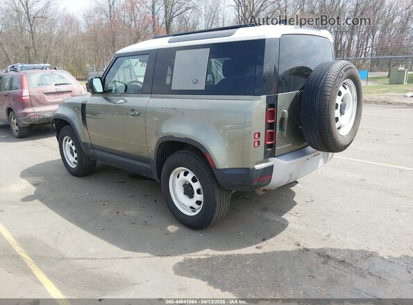 SALEJ6EX4P2124551 2023 LAND ROVER DEFENDER Green Trasero izquierdo