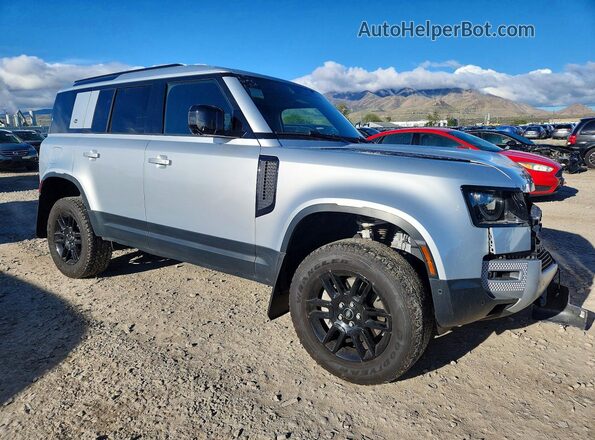 SALEJ7EU6R2307450 2024 LAND ROVER DEFENDER Silver Przód prawy
