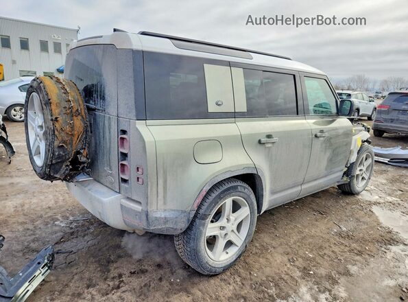 SALEP7RU5M2037130 2021 LAND ROVER DEFENDER Green Rear right