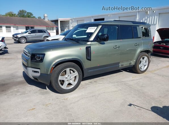 SALEP7RU5M2047883 2021 LAND ROVER DEFENDER Green Передня ліва чверть