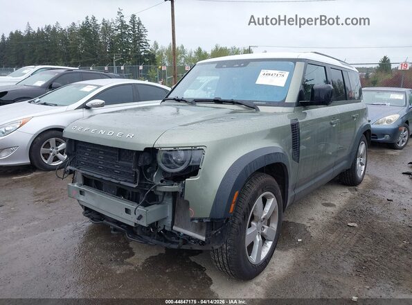 SALEP7RU5N2067617 2022 LAND ROVER DEFENDER Green Front left
