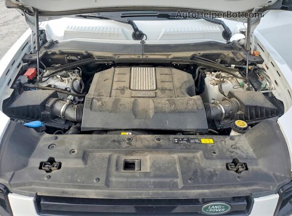SALEW6RE6N2071908 2022 LAND ROVER DEFENDER White Vista del compartimento del motor