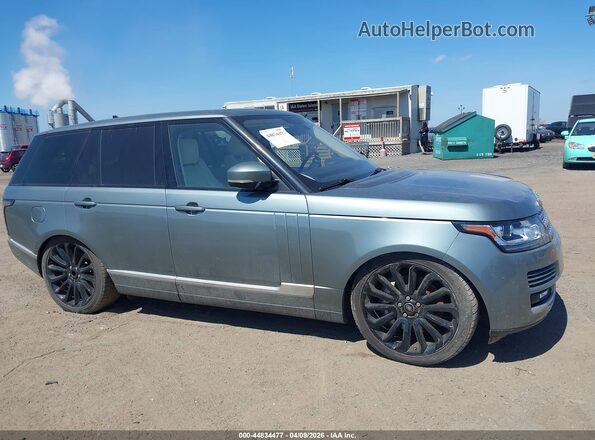 SALGS2EF3GA245986 2016 LAND ROVER RANGE ROVER Gray Вид задньої частини салону